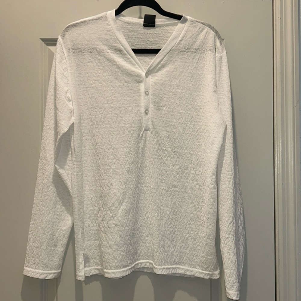 Mesh white shirt